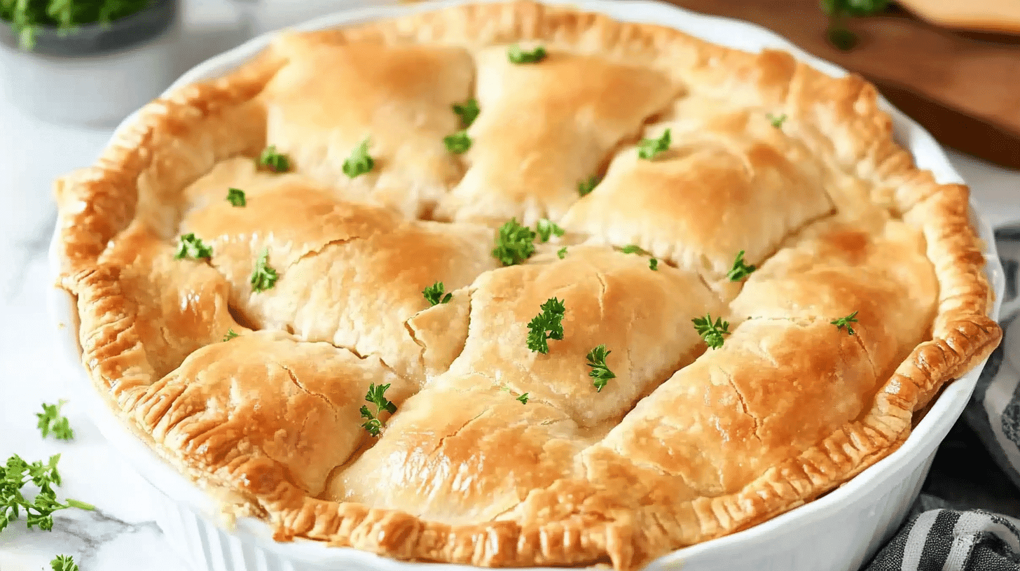 Chicken Pot Pie With Crescent Rolls