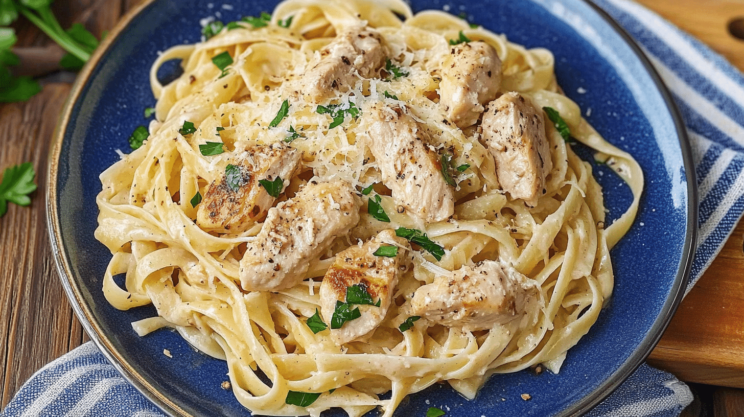 Garlic Parmesan Chicken Pasta