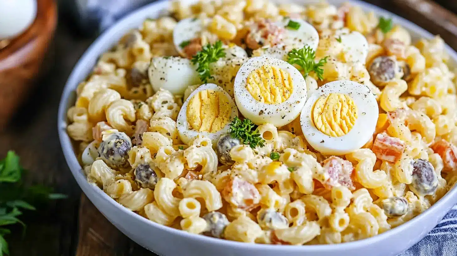 Deviled Egg Pasta Salad