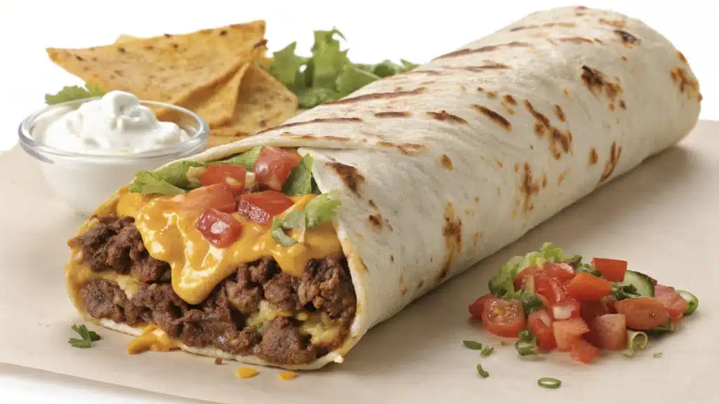 Special Cheesy Double Beef Burrito