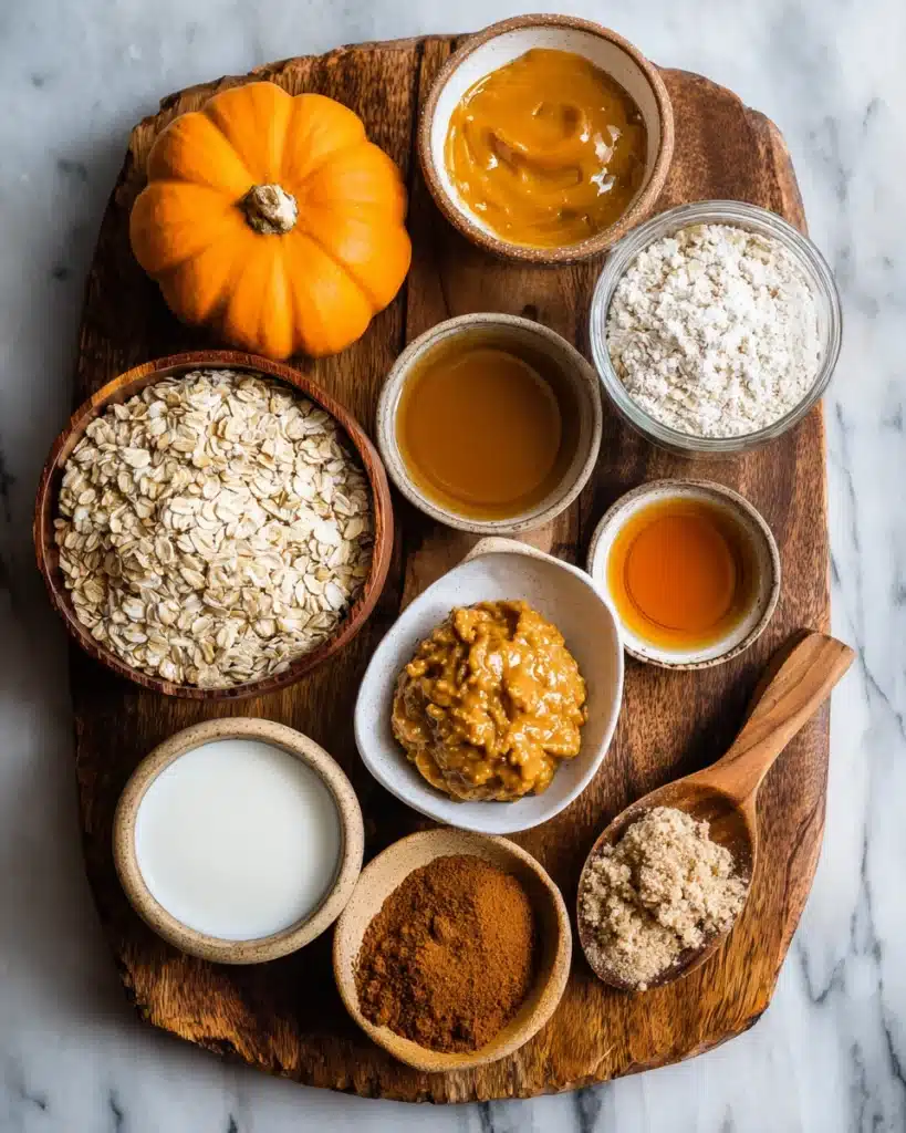 Ingredients for Pumpkin Protein Balls